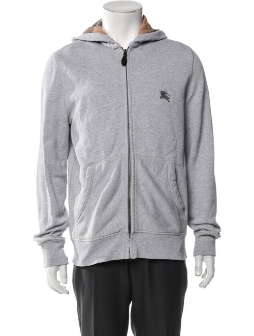 Burberry Brit Exploded Check Pattern V-Neck Hoodie
