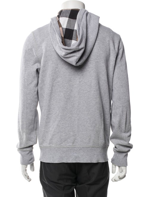 Burberry Brit Exploded Check Pattern V-Neck Hoodie