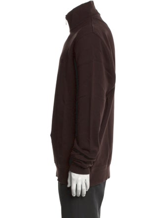 Burberry Brit Nova Check Pattern Turtleneck Sweatshirt