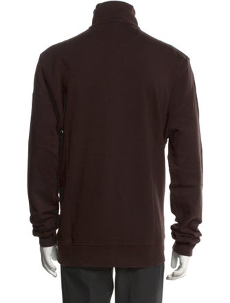 Burberry Brit Nova Check Pattern Turtleneck Sweatshirt