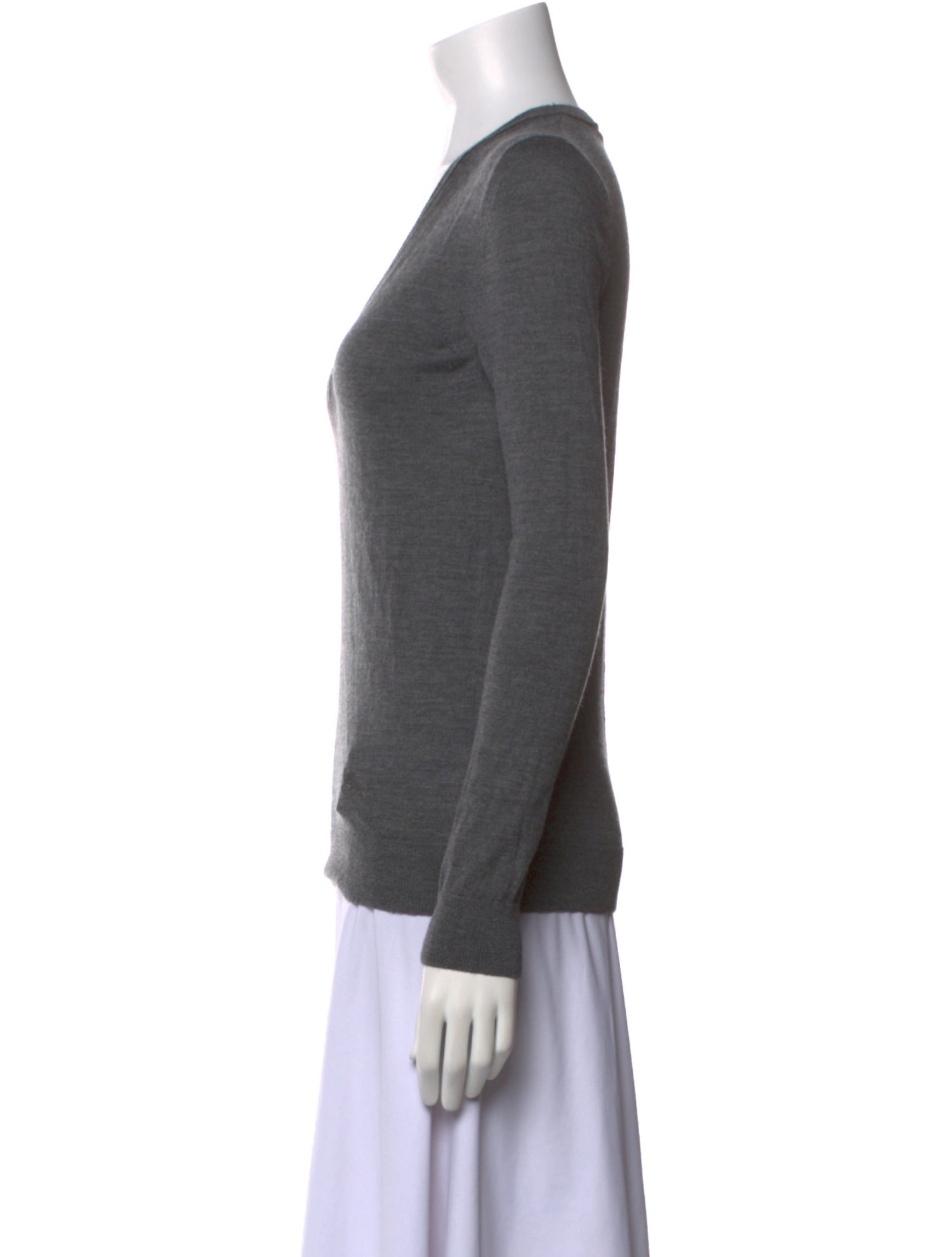 Burberry Brit Merino Wool V-Neck Sweater