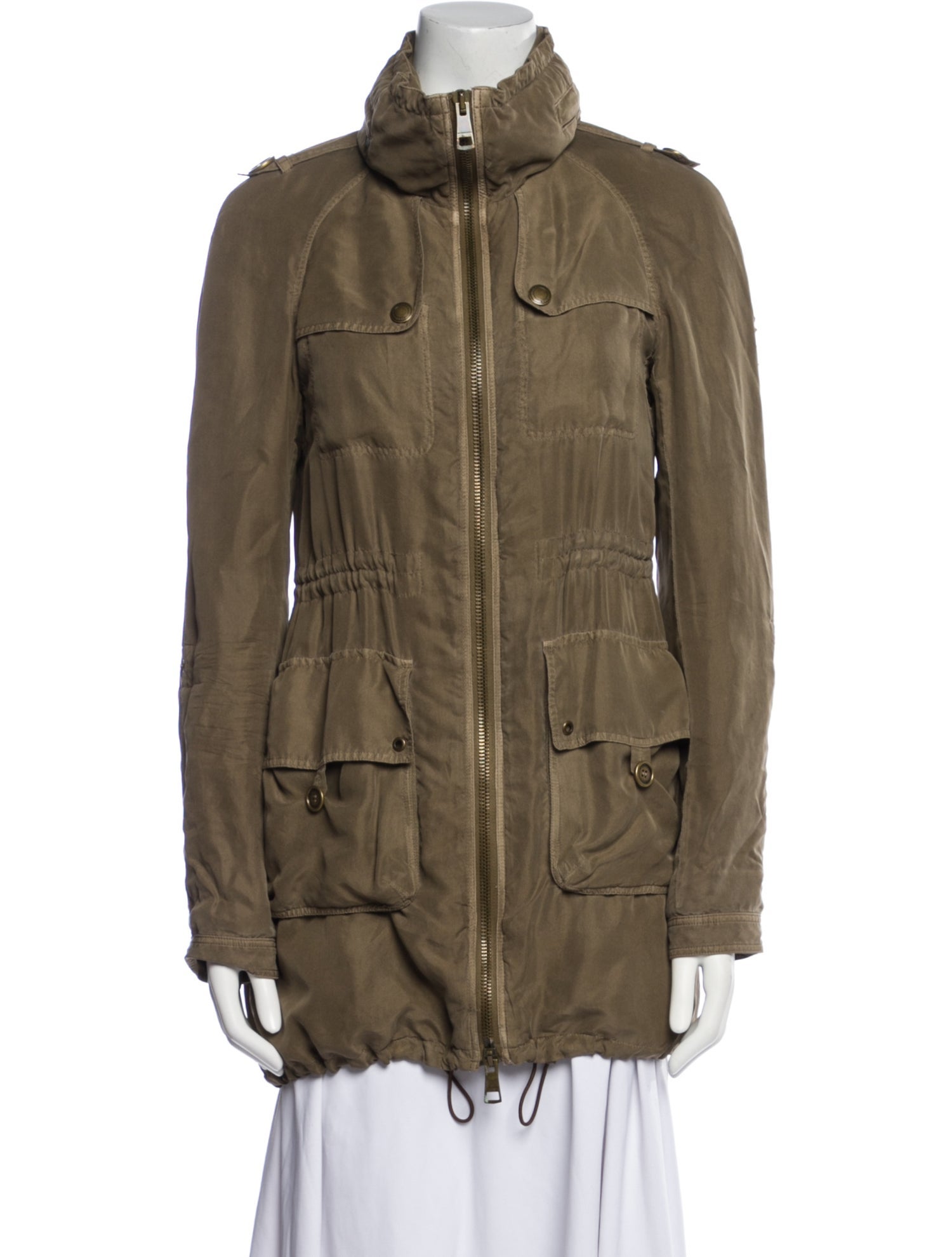 Burberry Brit Silk Utility Jacket