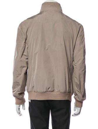 Burberry Brit Mens Bradford Jacket Nova Check Pattern Bomber Jacket