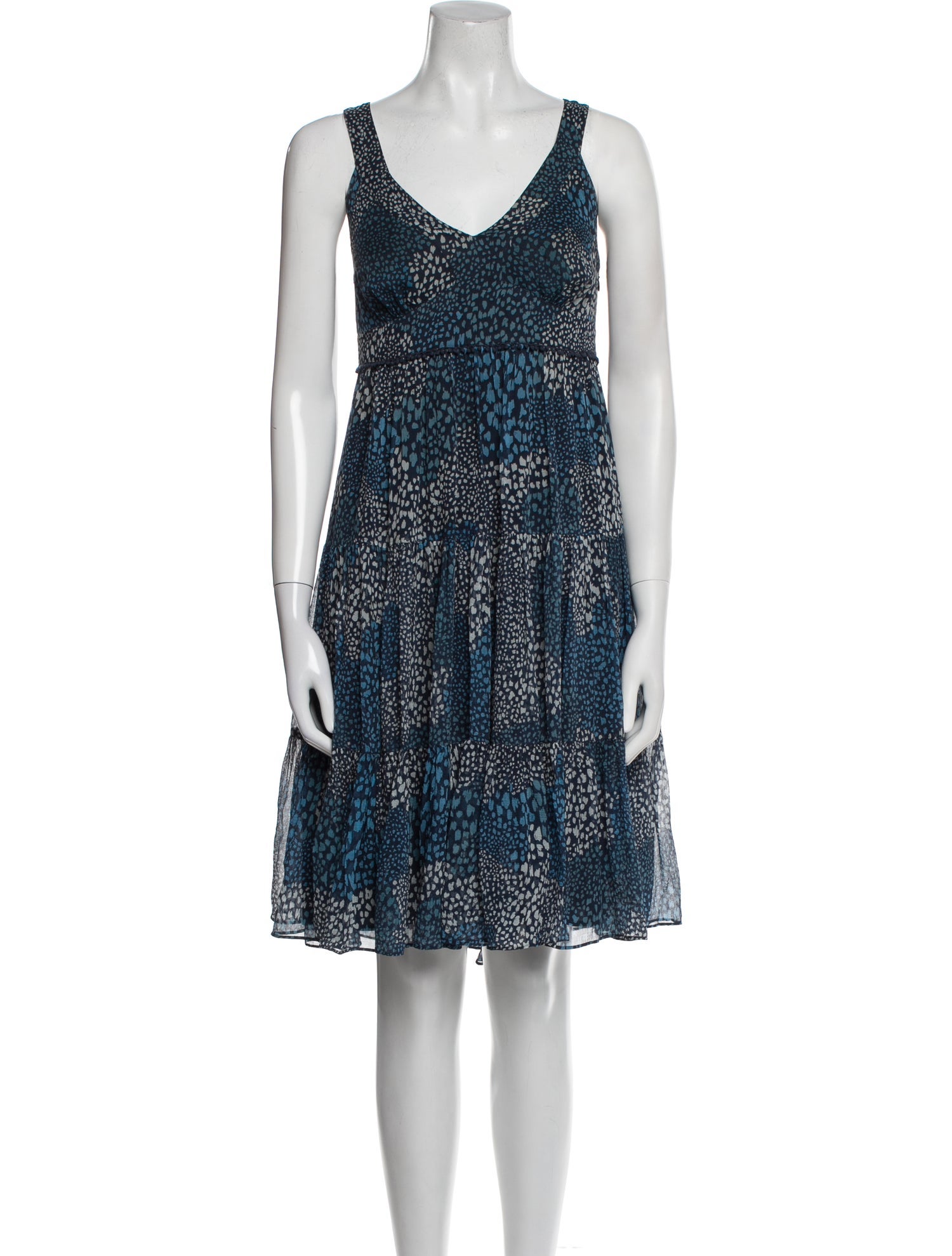 Burberry Brit Silk Knee-Length Dress