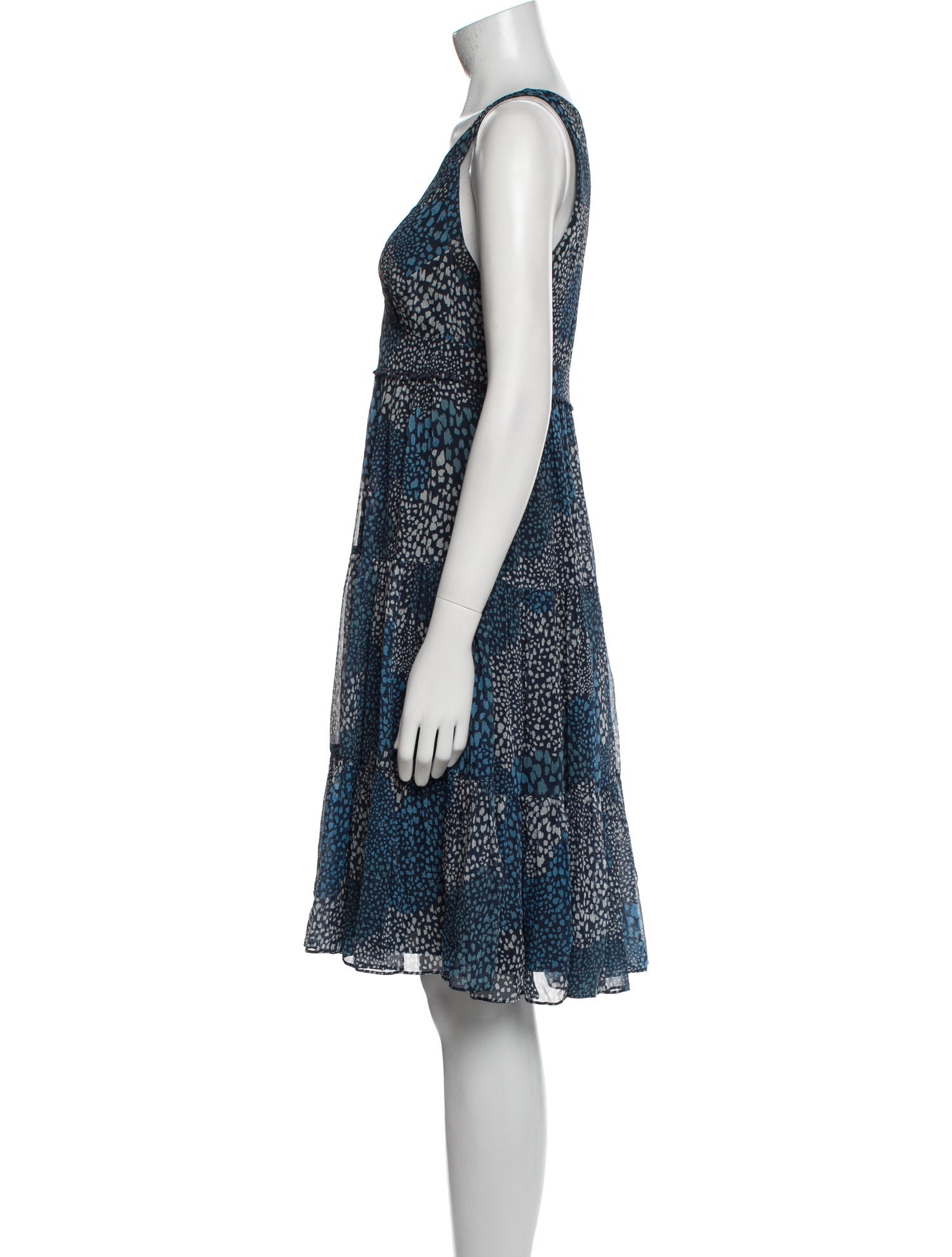 Burberry Brit Silk Knee-Length Dress