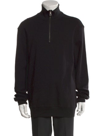 Burberry Brit Nova Check Pattern Turtleneck Polo Sweater