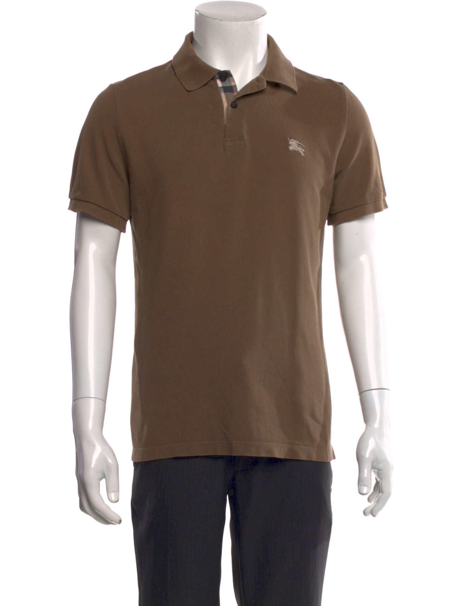 Burberry Brit House Check Pattern Collar Polo Shirt