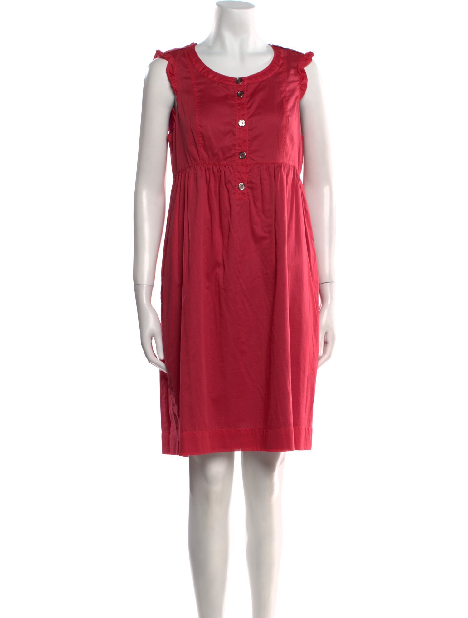 Burberry Brit Scoop Neck Knee-Length Dress
