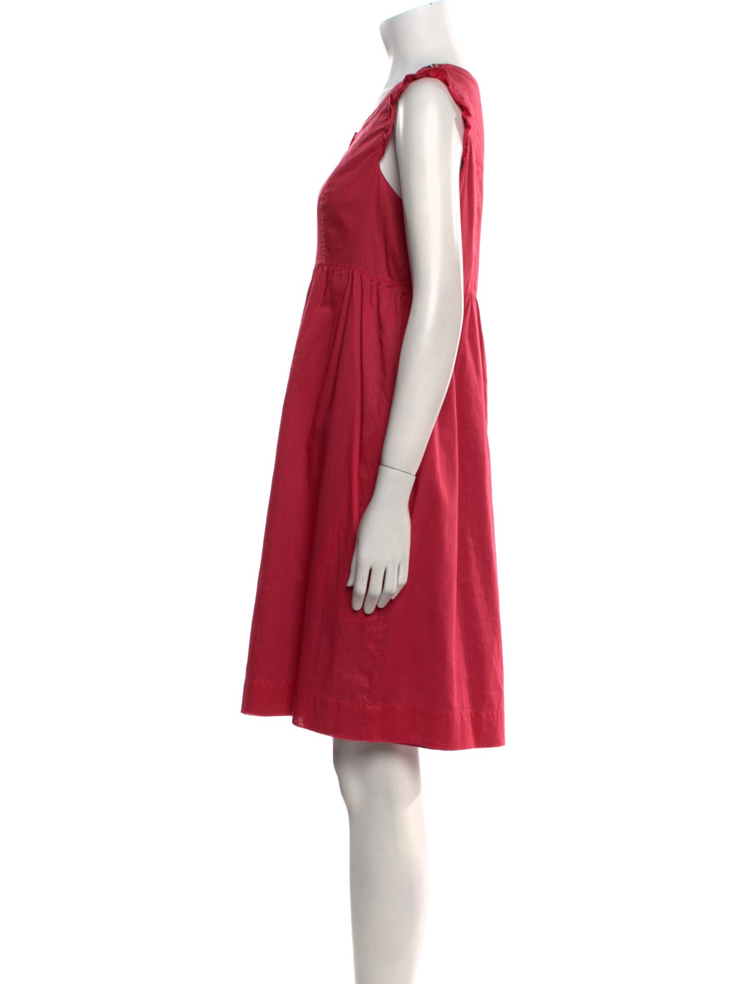 Burberry Brit Scoop Neck Knee-Length Dress