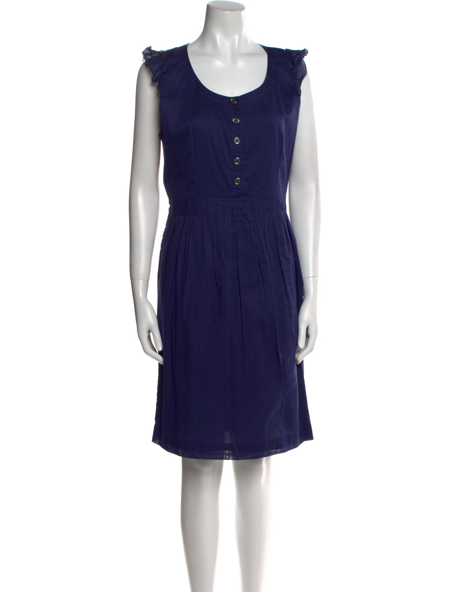 Burberry Brit Scoop Neck Knee-Length Dress