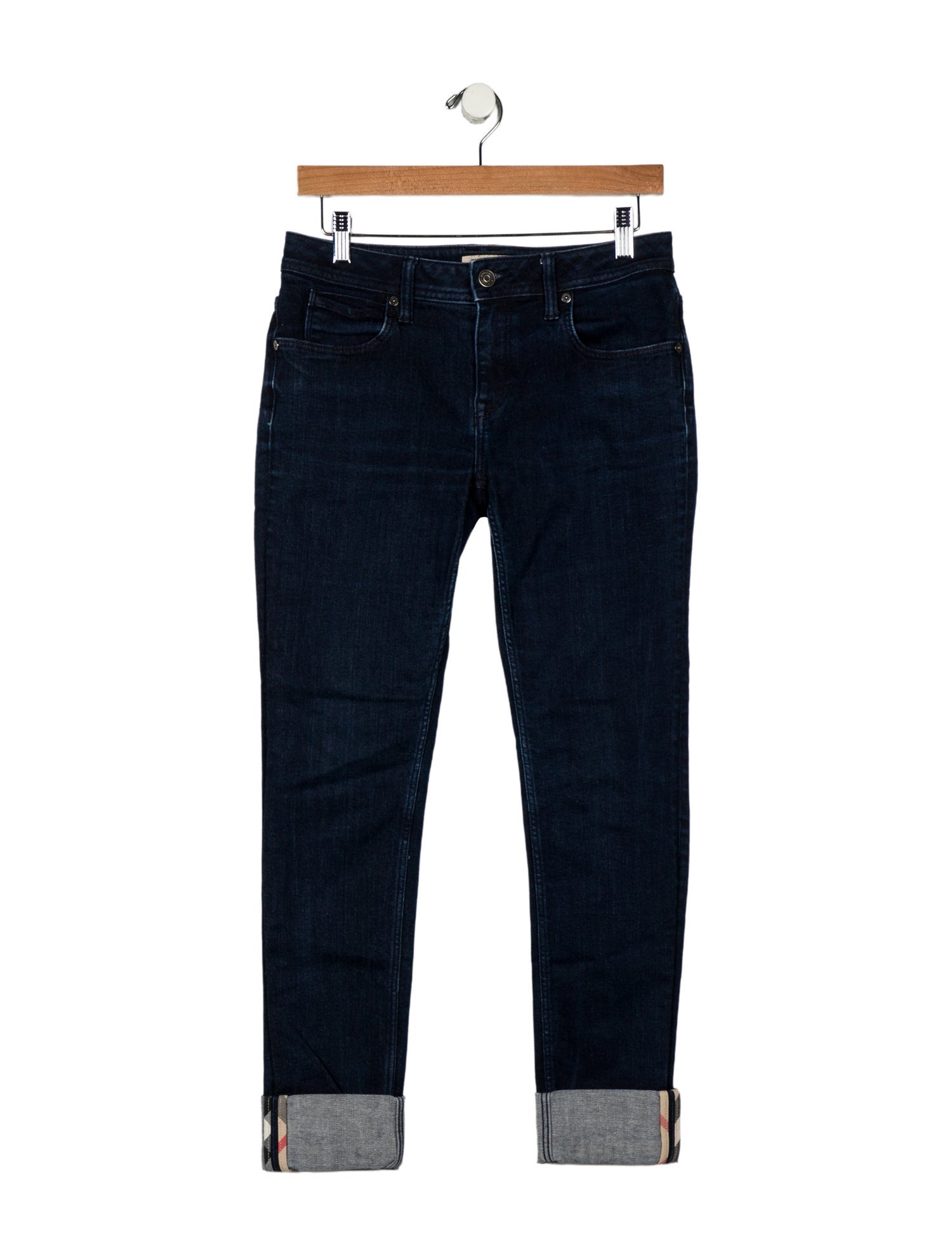 Burberry Brit Mid-Rise Skinny Leg Jeans