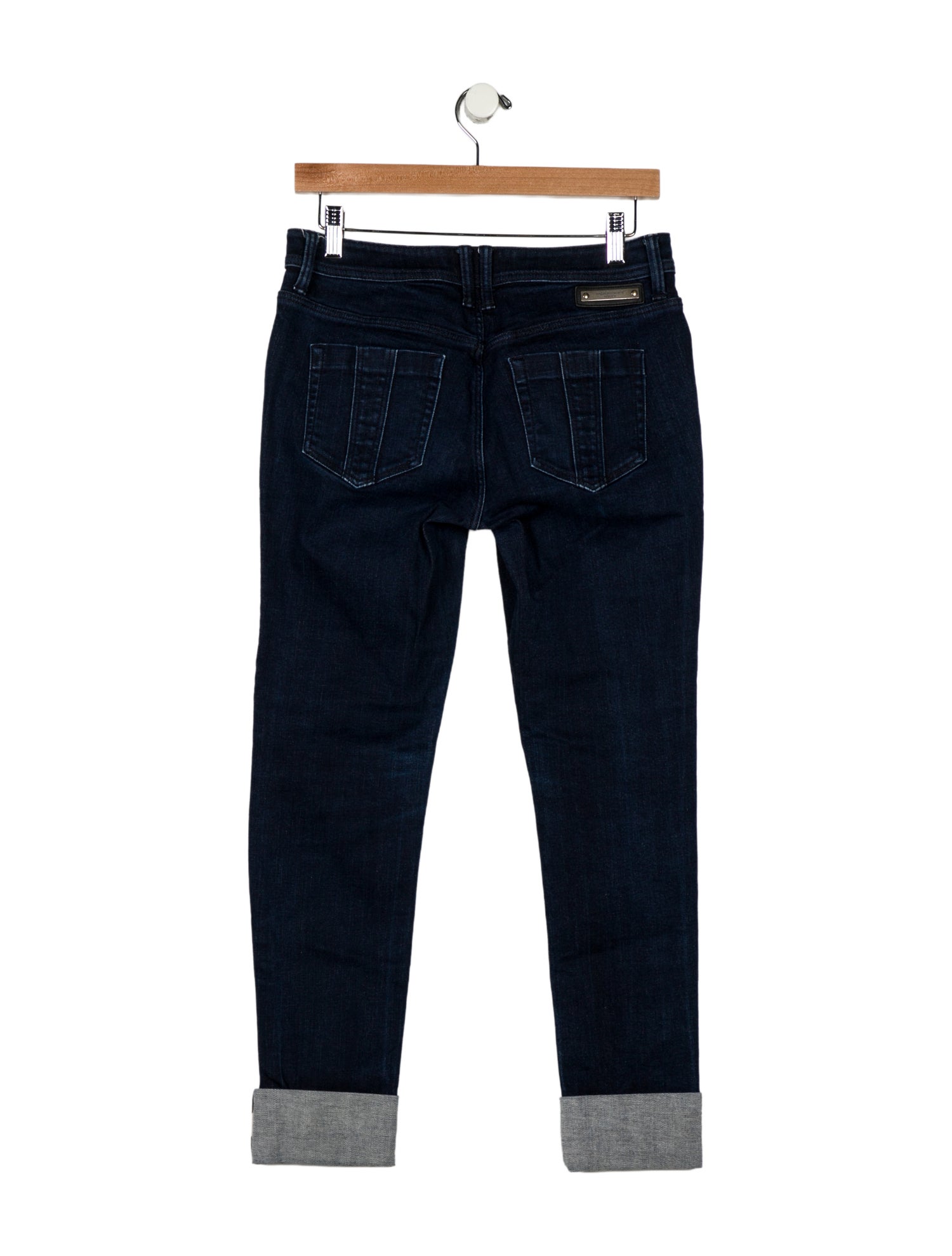 Burberry Brit Mid-Rise Skinny Leg Jeans