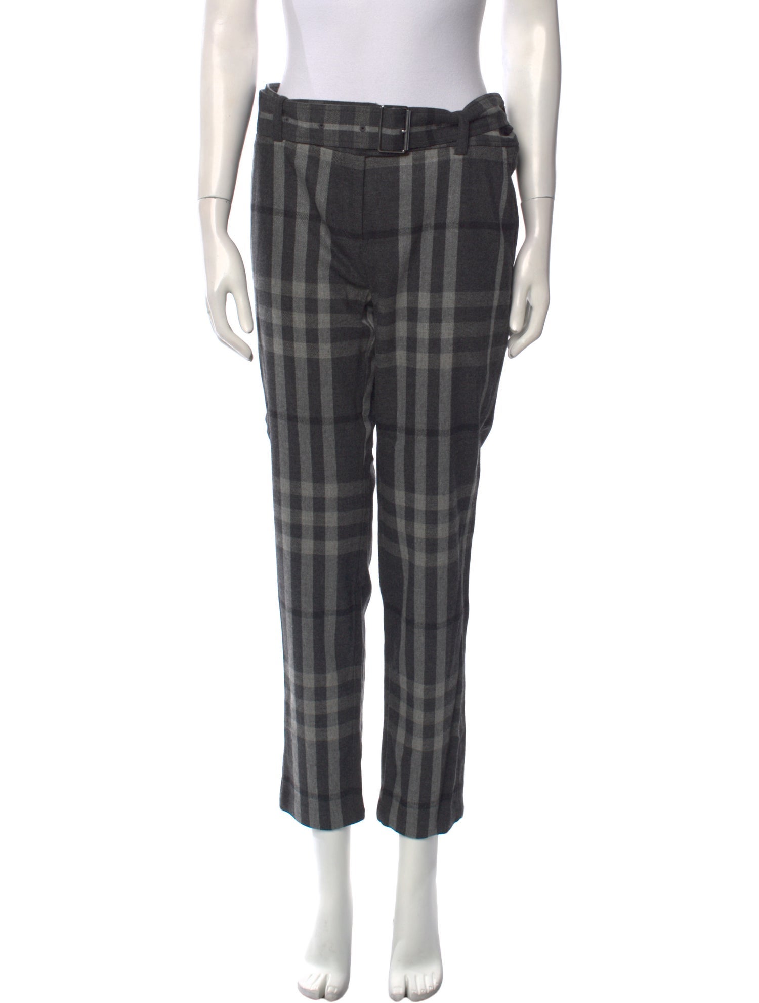 Burberry Brit Wool Straight Leg Pants