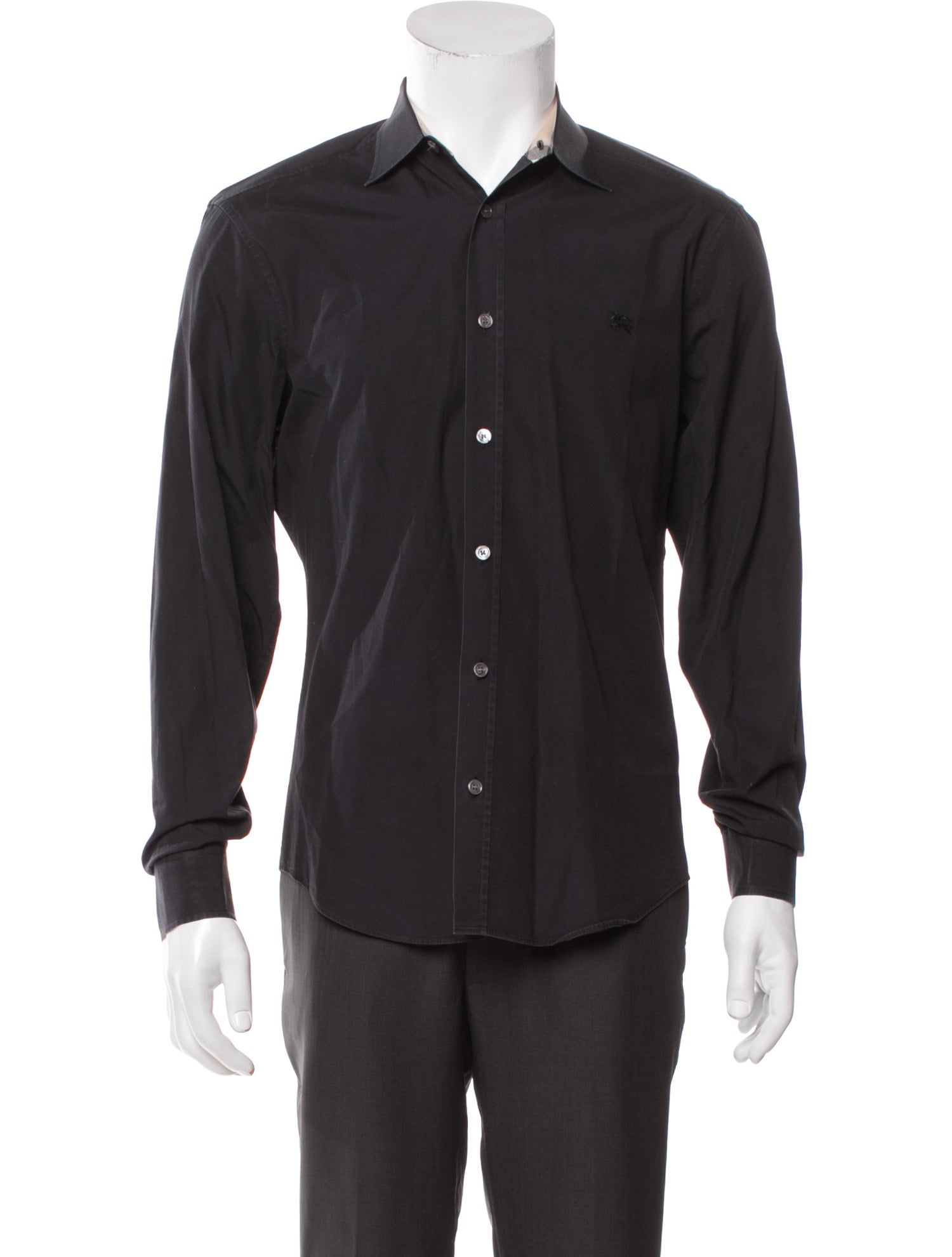 Burberry Brit Nova Check Pattern Long Sleeve Shirt