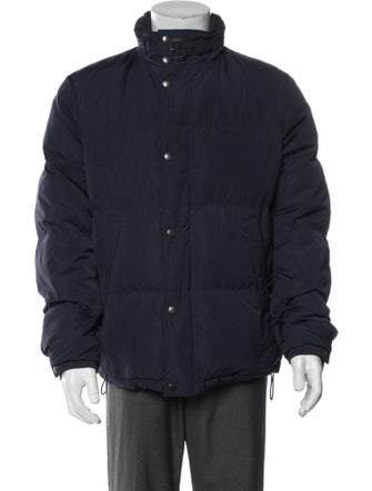 Burberry Brit Nova Check Pattern Puffer Coat