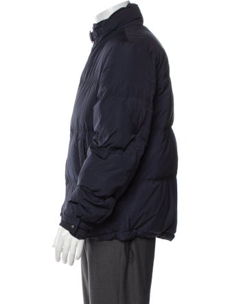 Burberry Brit Nova Check Pattern Puffer Coat