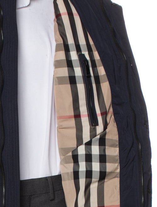 Burberry Brit Nova Check Pattern Puffer Coat