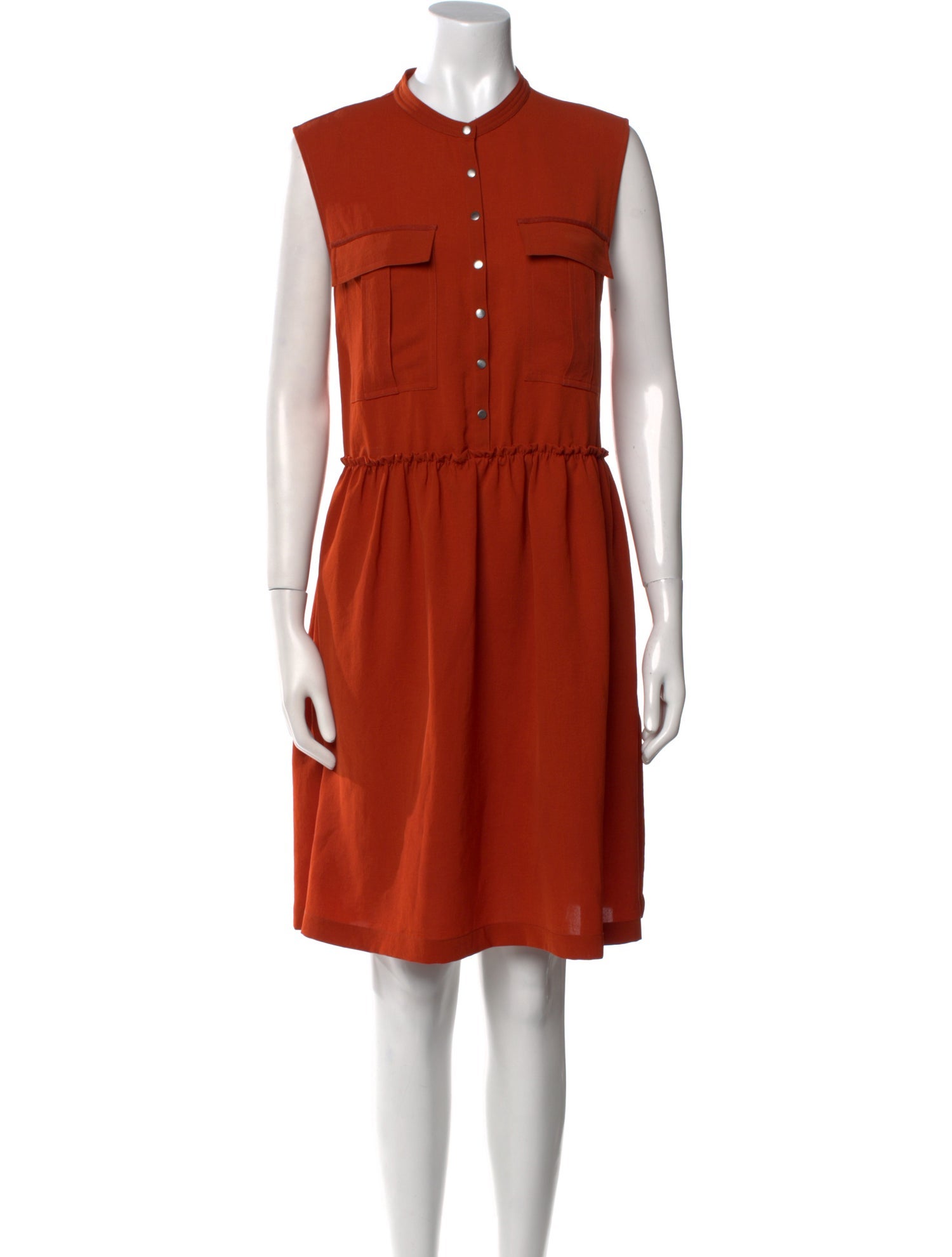 Burberry Brit Crew Neck Knee-Length Dress