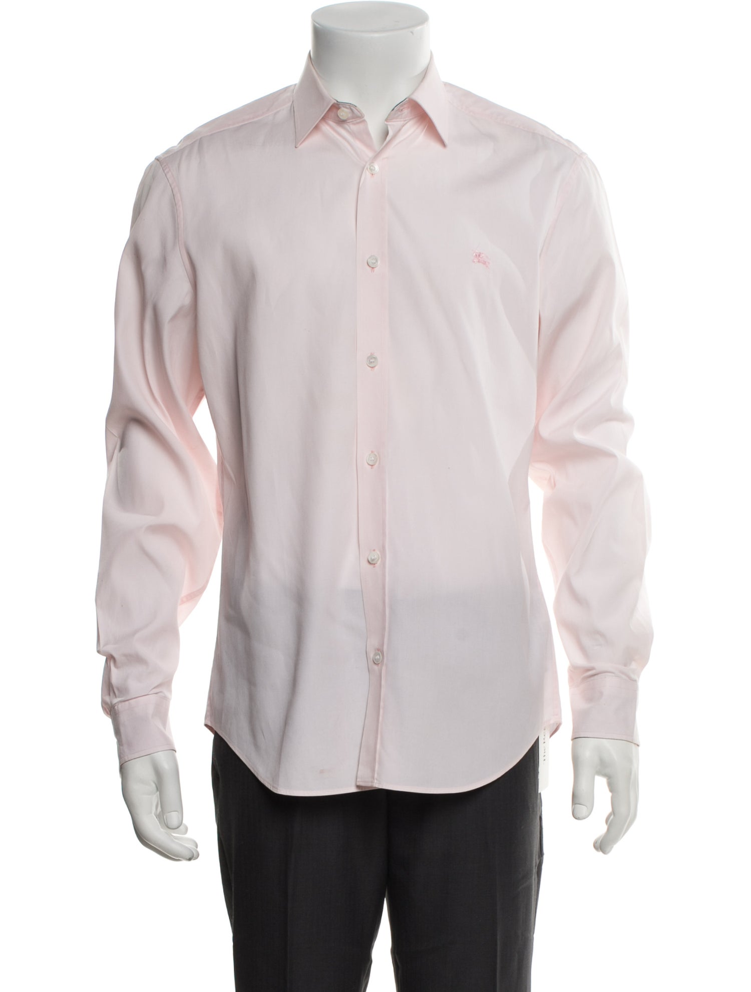 Burberry Brit Nova Check Pattern Long Sleeve Dress Shirt