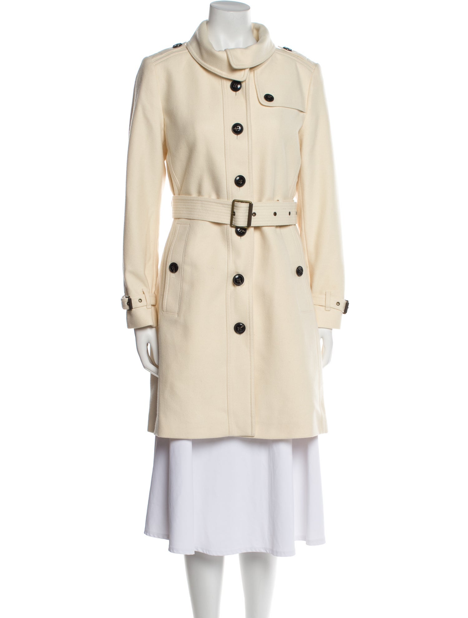 Burberry Brit Virgin Wool Trench Coat