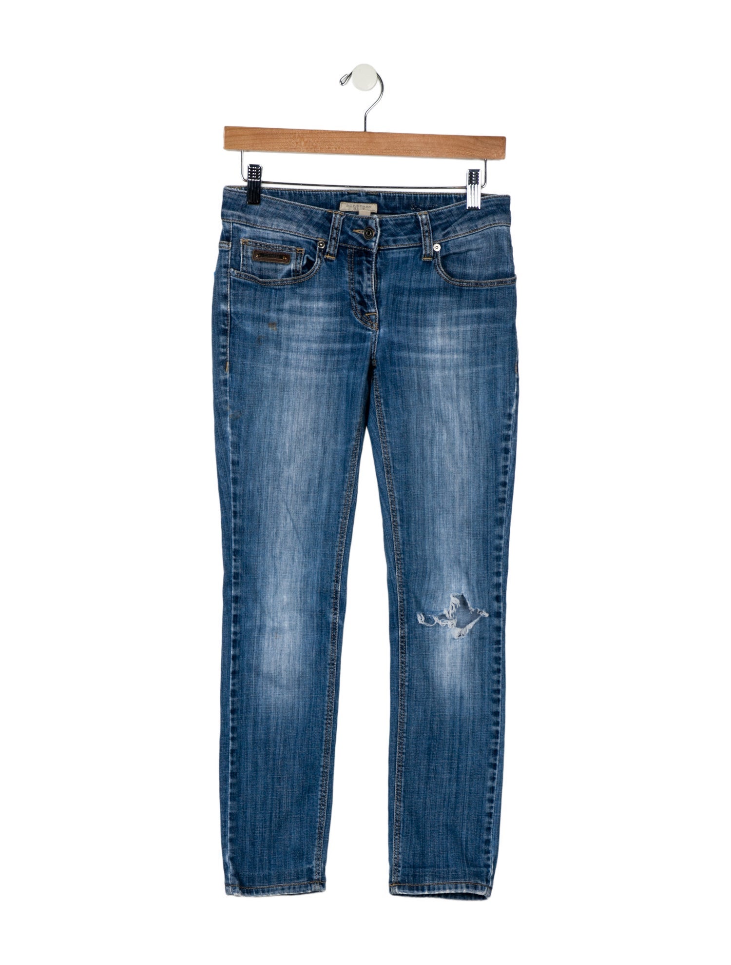 Burberry Brit Low-Rise Skinny Leg Jeans