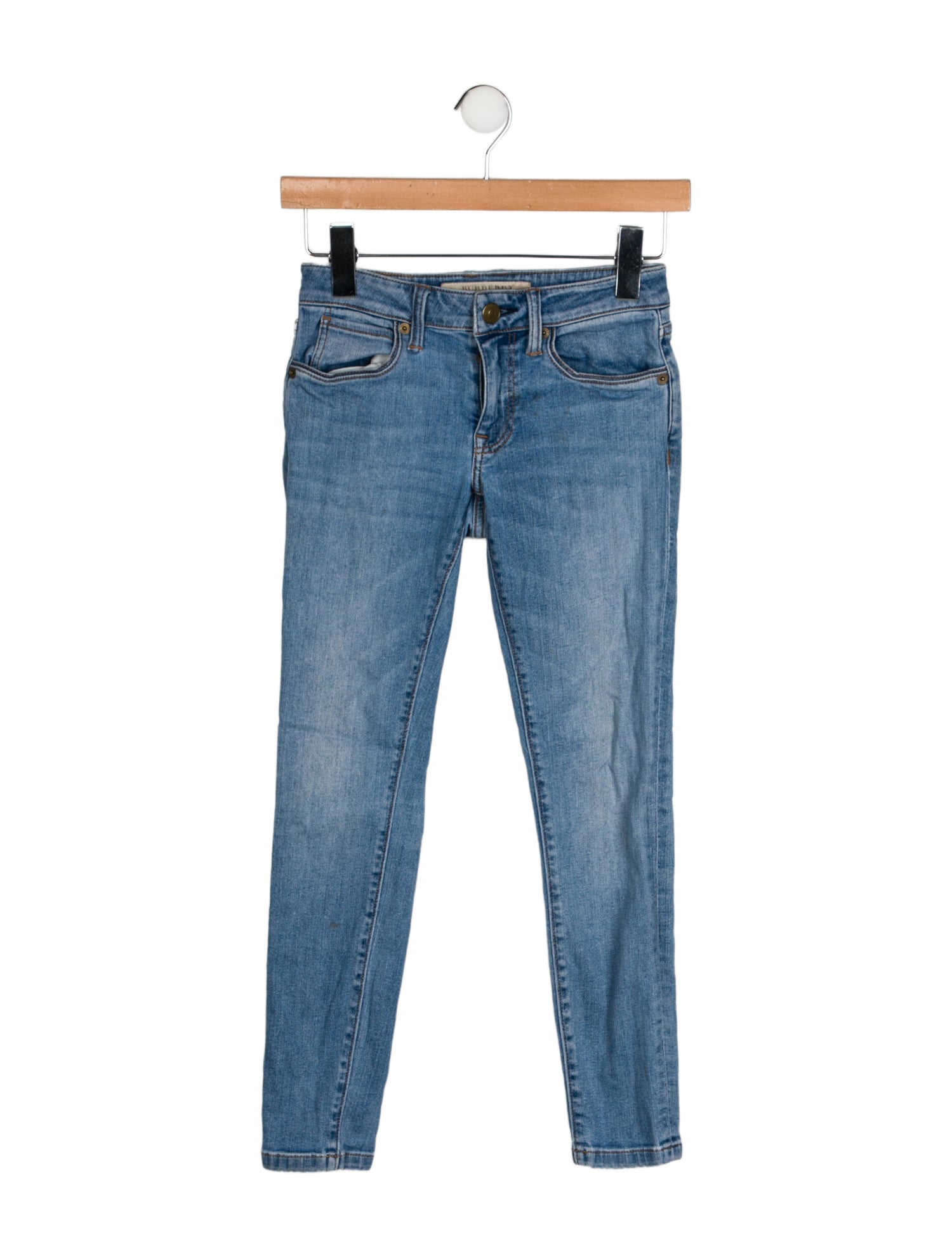 Burberry Brit Low-Rise Skinny Leg Jeans