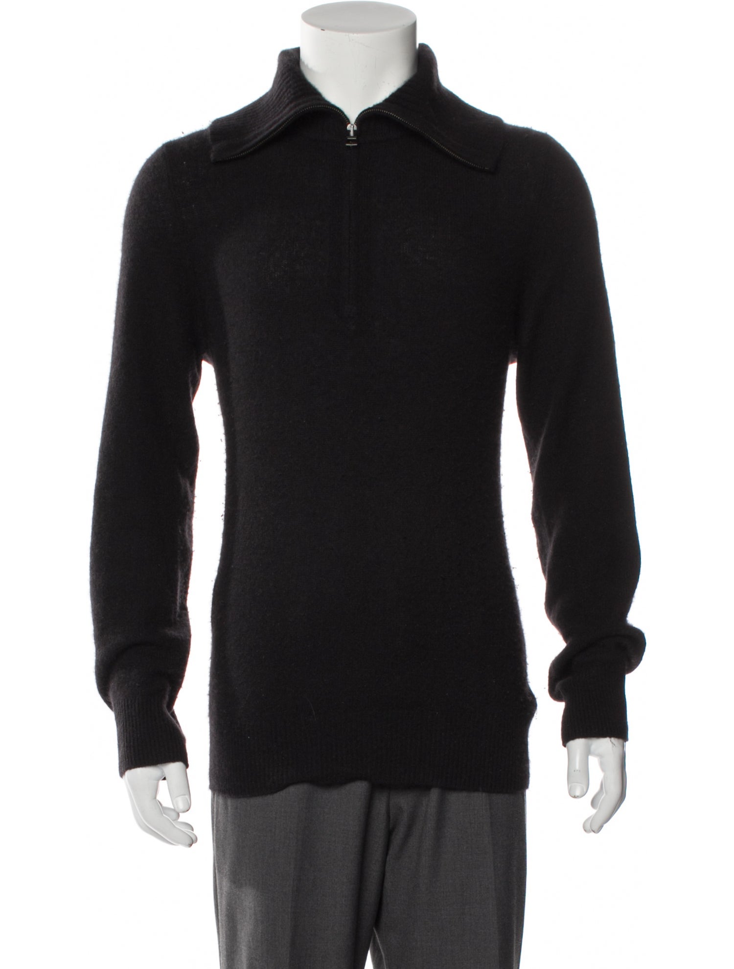 Burberry Brit Cashmere Collar Polo Sweater