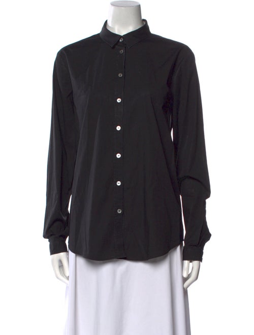 Burberry Brit Long Sleeve Button-Up Top