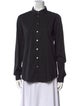 Burberry Brit Long Sleeve Button-Up Top