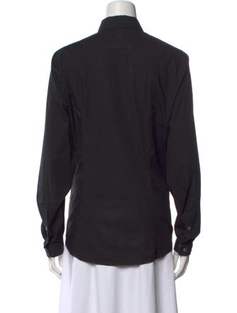 Burberry Brit Long Sleeve Button-Up Top