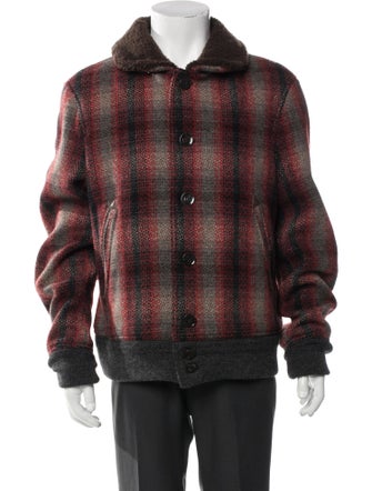 Burberry Brit Plaid Print Jacket