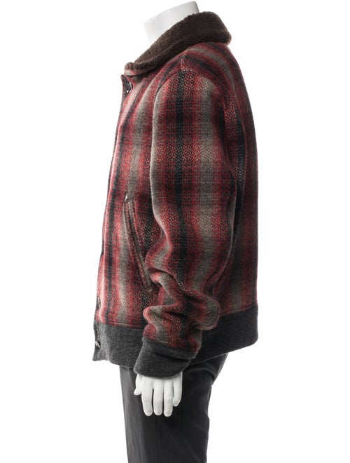 Burberry Brit Plaid Print Jacket
