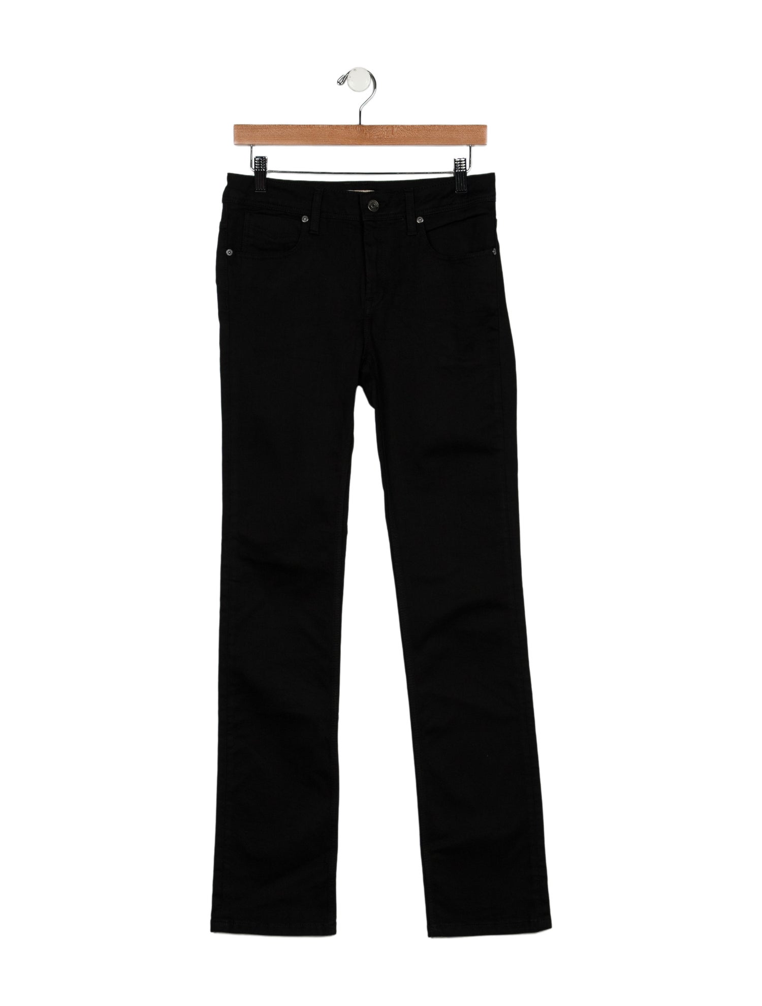 Burberry Brit High-Rise Straight Leg Jeans