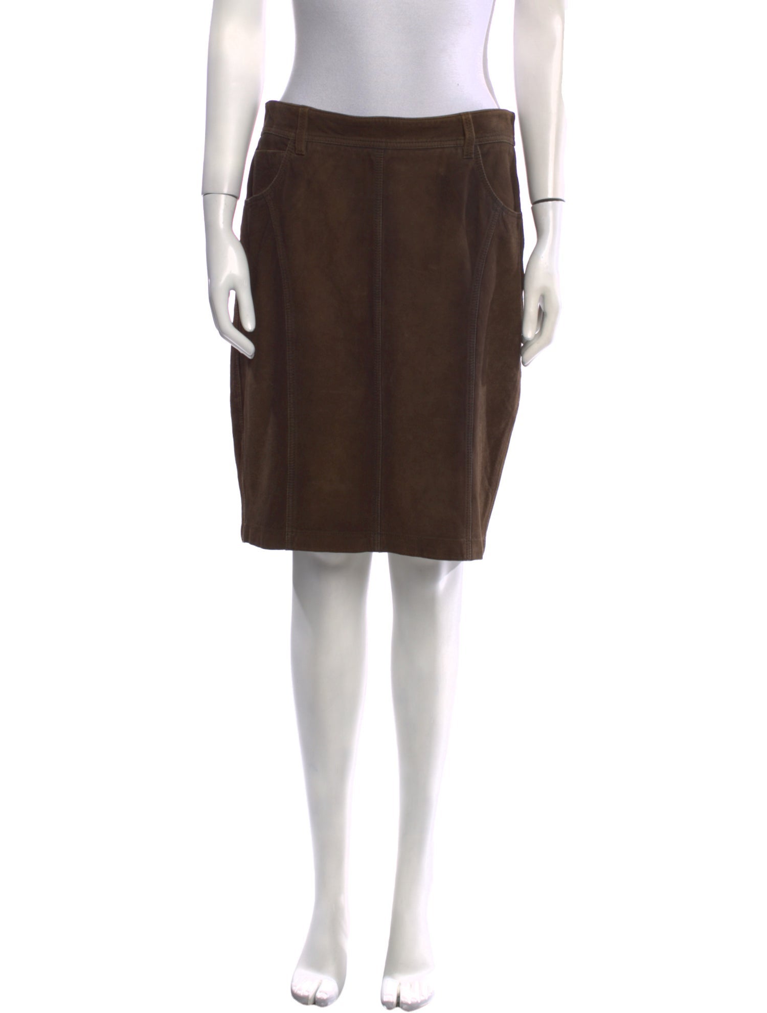 Burberry Brit Angora Knee-Length Skirt