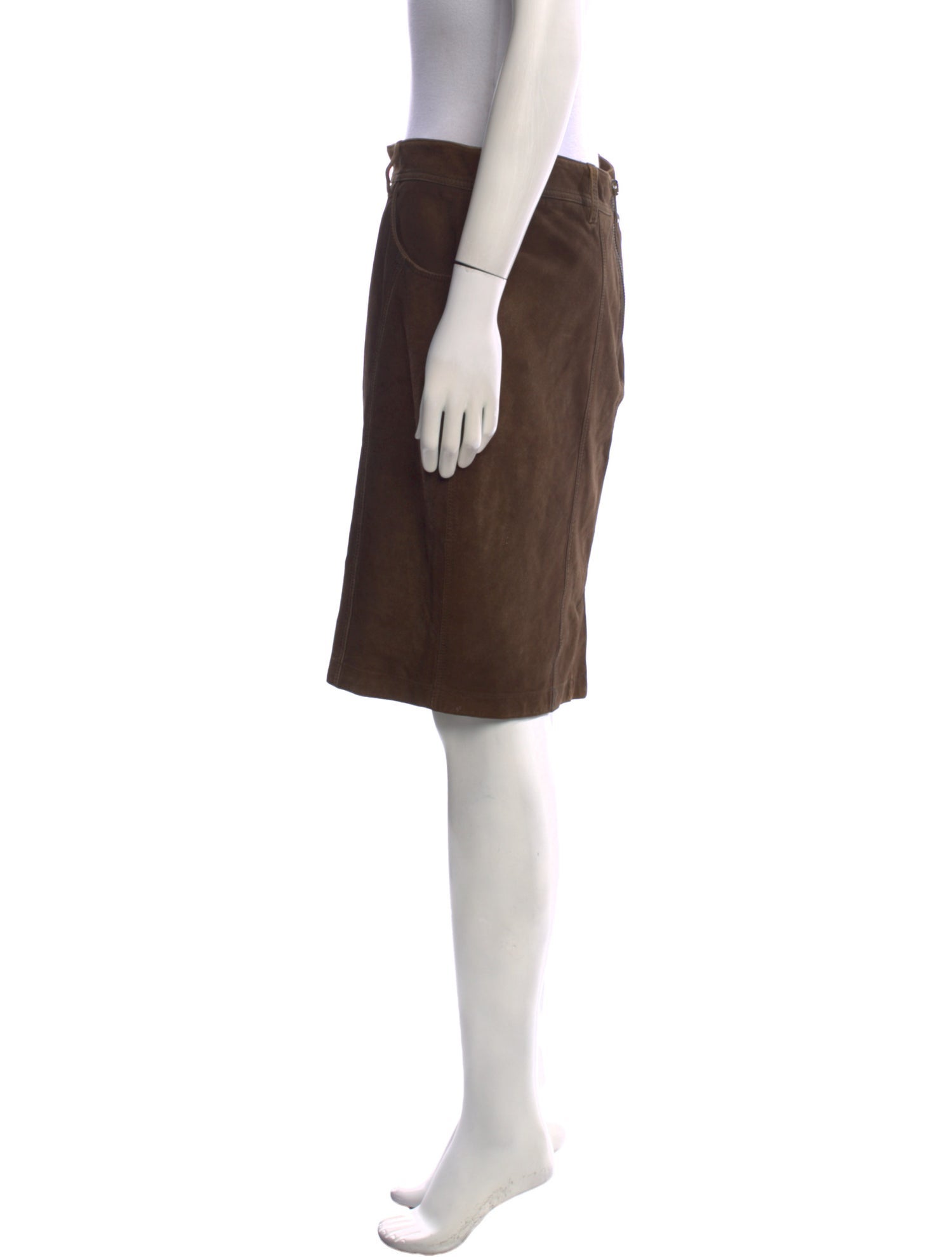 Burberry Brit Angora Knee-Length Skirt