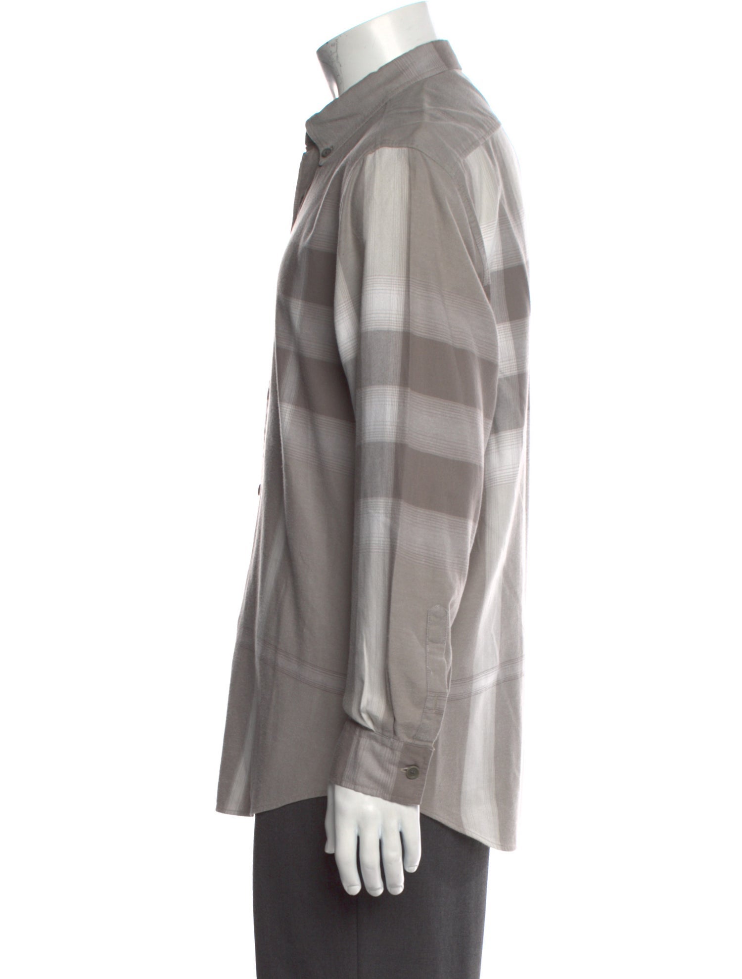 Burberry Brit Exploded Check Pattern Long Sleeve Shirt