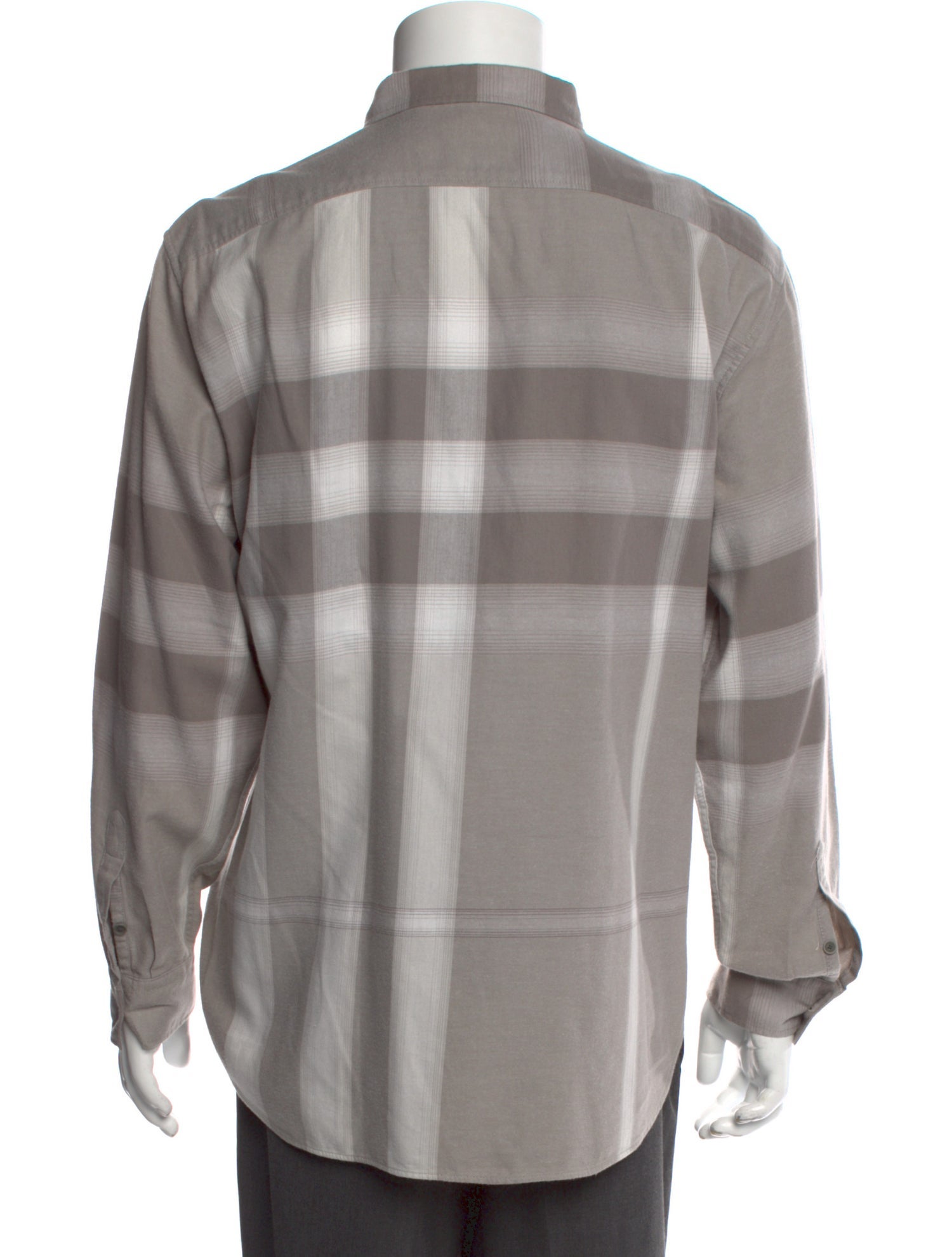 Burberry Brit Exploded Check Pattern Long Sleeve Shirt