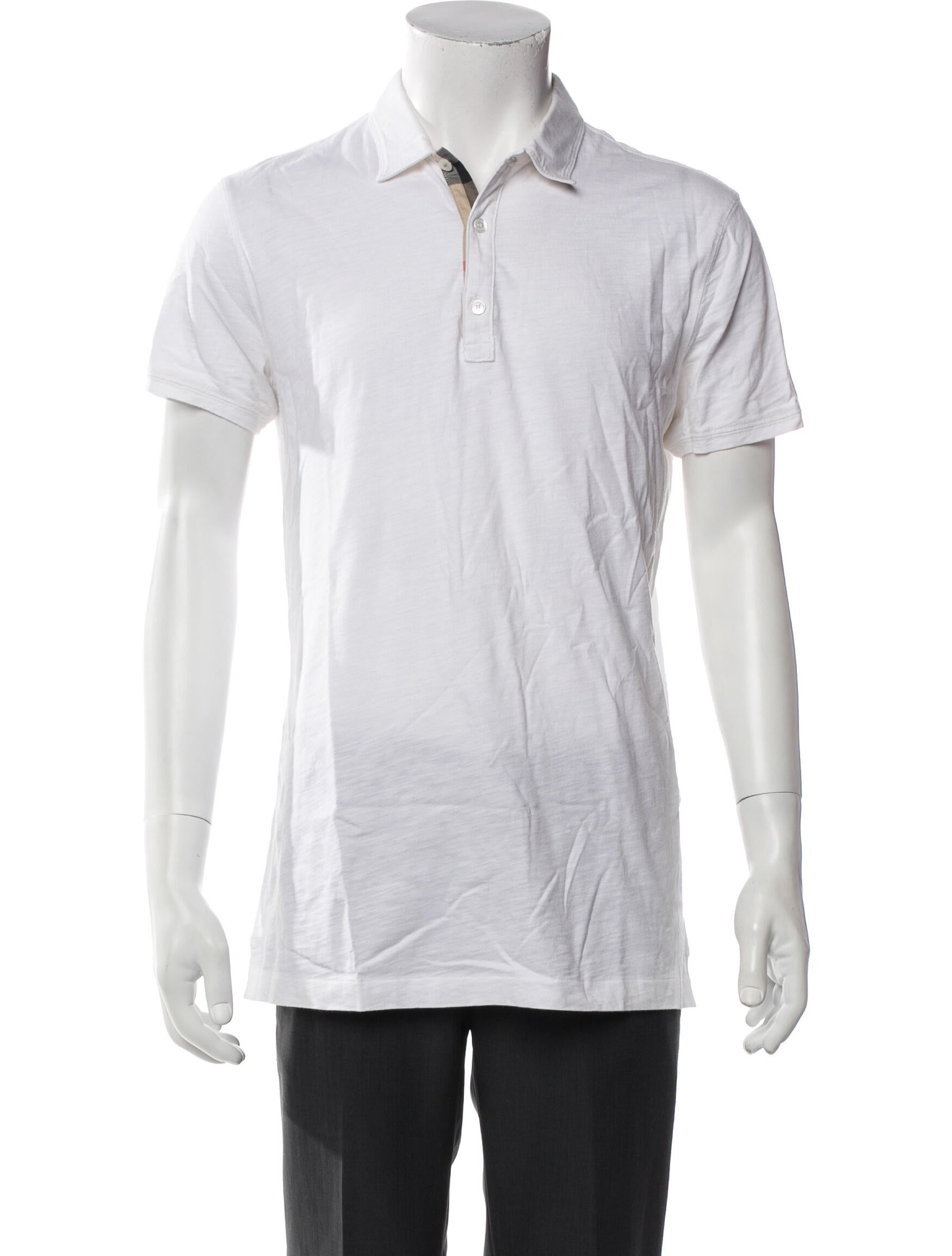 Burberry Brit TB Monogram V-Neck Polo Shirt