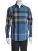 Burberry Brit Exploded Check Pattern Long Sleeve Shirt
