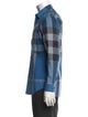 Burberry Brit Exploded Check Pattern Long Sleeve Shirt