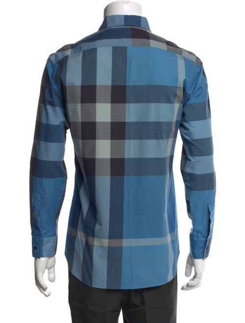 Burberry Brit Exploded Check Pattern Long Sleeve Shirt