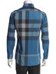 Burberry Brit Exploded Check Pattern Long Sleeve Shirt