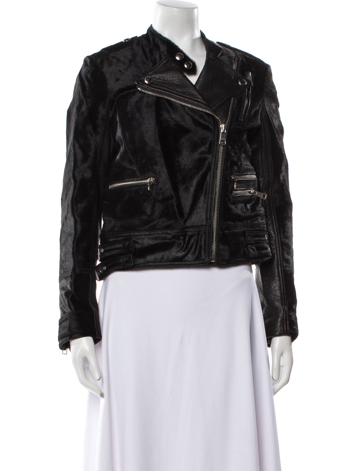 Burberry Brit Leather Fur Jacket