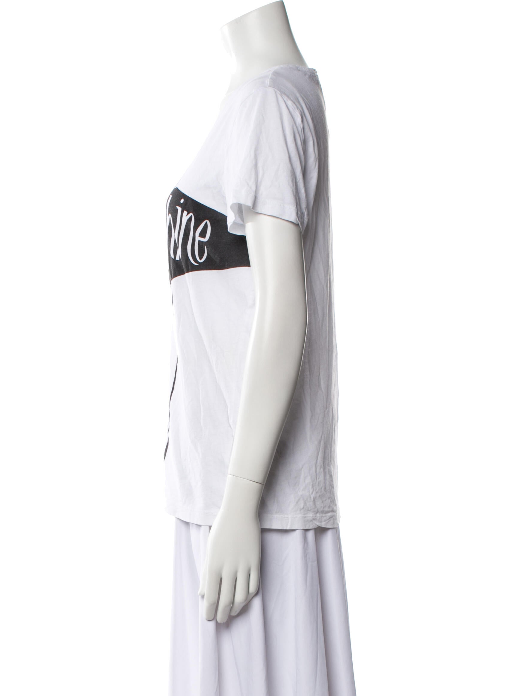 Burberry Brit Graphic Print Scoop Neck T-Shirt