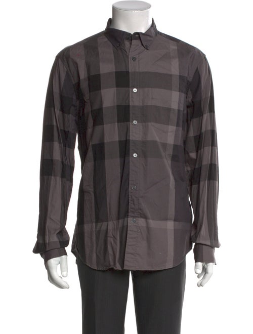Burberry Brit Exploded Check Pattern Long Sleeve Shirt