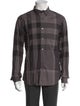 Burberry Brit Exploded Check Pattern Long Sleeve Shirt