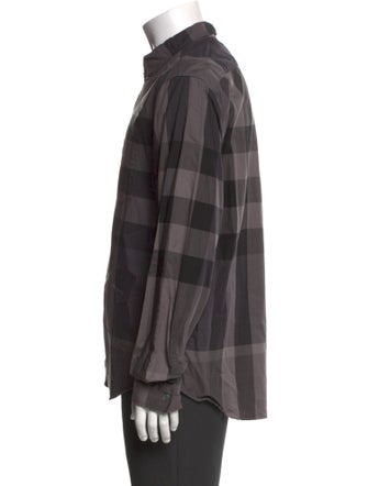 Burberry Brit Exploded Check Pattern Long Sleeve Shirt