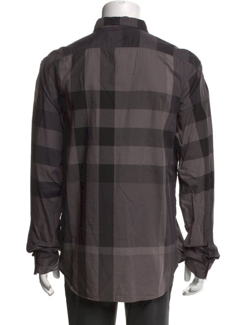 Burberry Brit Exploded Check Pattern Long Sleeve Shirt
