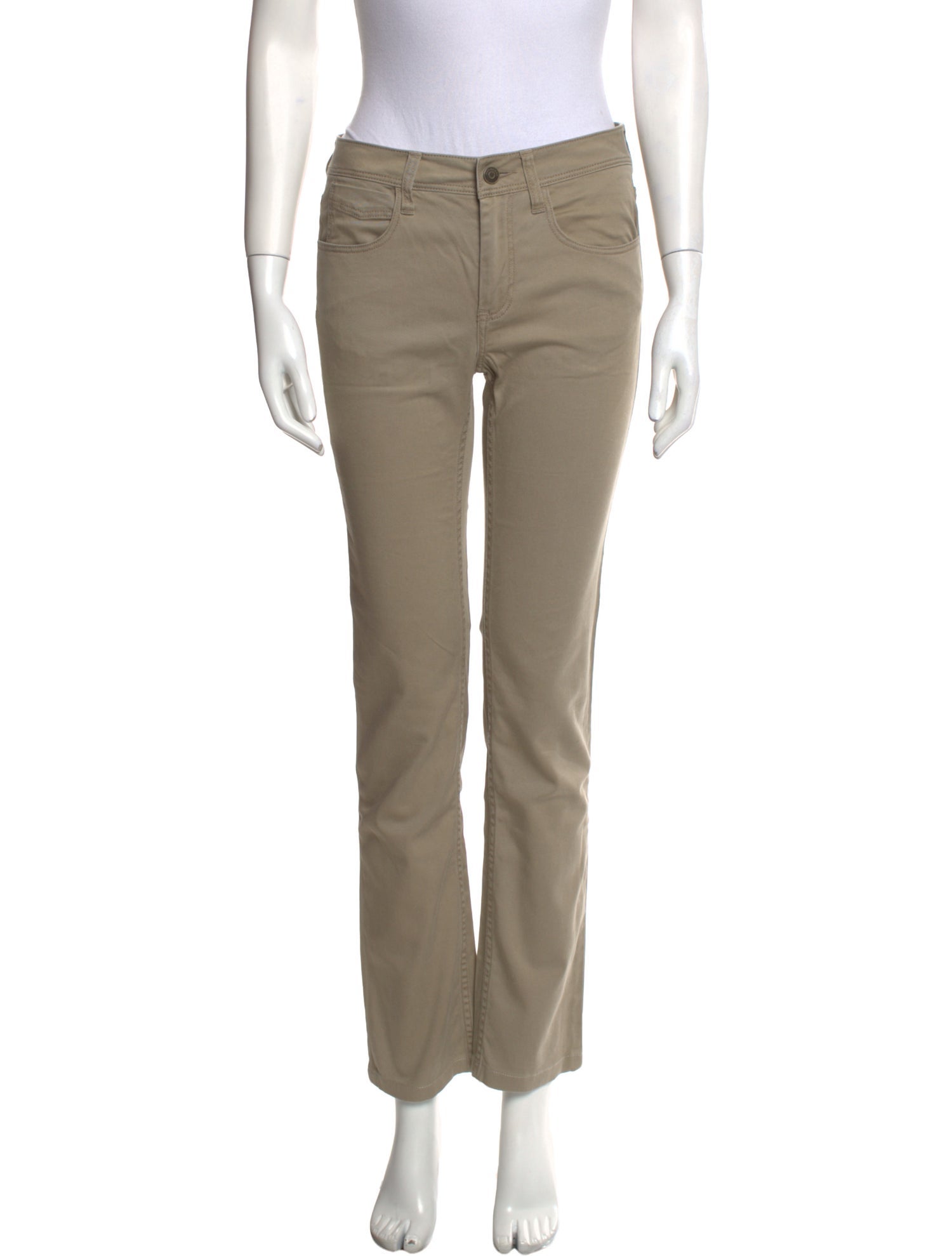 Burberry Brit Mid-Rise Straight Leg Jeans