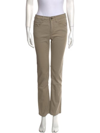 Burberry Brit Mid-Rise Straight Leg Jeans